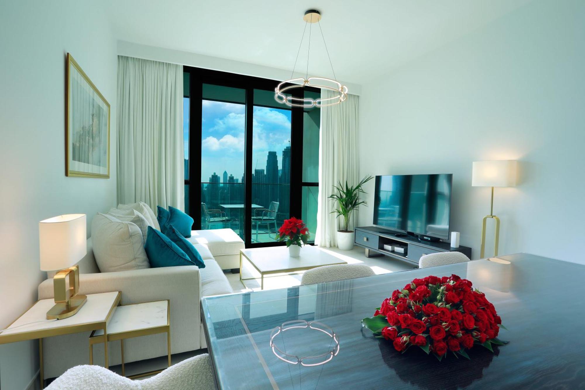 Elegant Apartment With Direct Access To Dubai Mall Ngoại thất bức ảnh